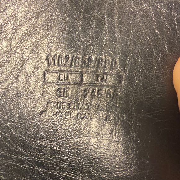 Massimo Dutti black leather combat boots. Size: EU 38 / US 7.5–8 - Picture 6 of 9